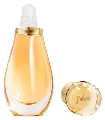 Productafbeelding van Dior J'Adore Roller Pearl, voor dames, 20 ml, met geurnoten van canangaboom, damascusroos, jasmijn en oranjebloesem. #15652 INGREDIËNTEN: ALCOHOL ● AQUA (WATER) ● PARFUM (GEURSTOF) ● PPG-26-BUTETH-26 ● PEG-40...