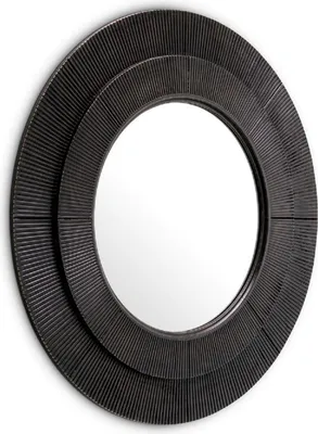 Produktbild von Casa Padrino Luxus Wandspiegel Bronze Ø 90 cm - Runder Wohnzimmer Spiegel - Schlafzimmer Spiegel - Garderoben Spiegel - Luxus Möbel - Luxus Interior
