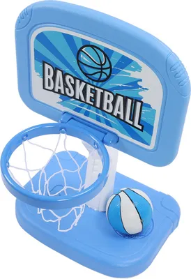 Produktbild von Pool-Basketballkorb, höhenverstellbar, interaktives Pool-Spielset mit 2-Ball-Pumpe für Kinder im Innen- und Außenbereich