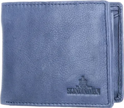 Produktbild von The Skandinavian Brand Leder Geldbörse Querformat - blau : blau Farbe vom Hersteller: blau