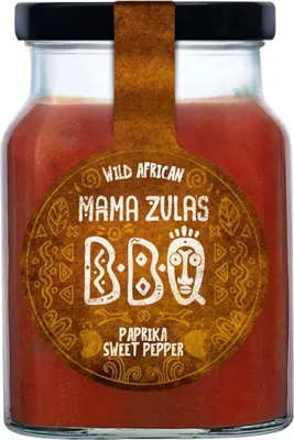 Produktbild von Mama Zula Wild African BBQ Paprika Sweet Pepper im Glas 320ml