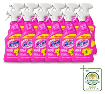 Produktbild von 12 x Vanish Oxi Action 4-in-1 Fleckentferner Spray 940 ml - Vorratspackung - 12 Stücke