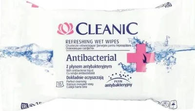Image de Cleanic lingettes humides bébé paquet de 15