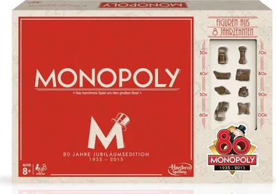 Produktbild von Hasbro Gaming Monopoly 80 Jahre