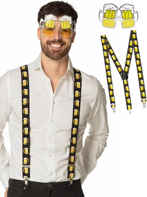 Produktbild von Set Brille und Hosenträger - Einheitsgröße