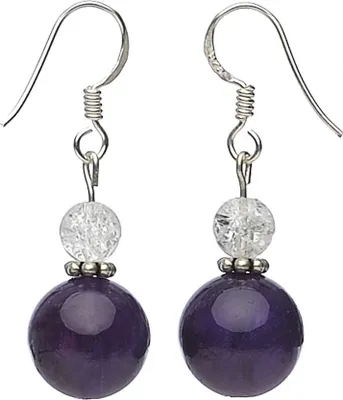Ohrringe-aus-Amethyst-und-Bergkristall-und-Silber
