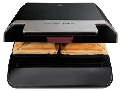 Produktbild von Russell Hobbs Sandwichmaker, Antihaftbeschichtet, Easy Clean, Schwarz