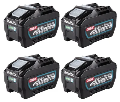 Produktbild von Makita 4x BL 4050 F Akku 40 V max. 5,0 Ah / 5000 mAh Li-Ion XGT ( 4x 191L47-8 ) IP64 mit Ladestandanzeige