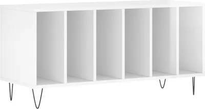 Obrázek produktu pro vidaXL Skříňka na talíře vysoký lesk bílá 100x38x48 cm Dřevěný materiál