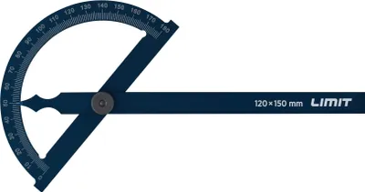 Obrázok produktu pre Limit PRD 120x150mm hliníkový uhlomer