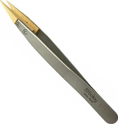 Obrázek produktu pro Boleý antirozmagnetické kleště s dřevěnými špičkami 130 mm