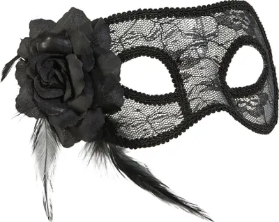 Produktbild von Spitzenmaske, schwarz