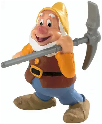 Zdjęcie produktu dla Bullyland - Figurka Dwarf z Królewną Śnieżką 6cm - Kolekcjonerska Figurynka Disney