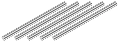 10 Stück 50x4 mm Edelstahl Wellenstangen für Modellbau