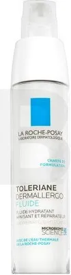 A product shot of a bottle of La Roche-Posay Toleriane Dermallergo Fluid.