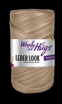 Produktbild von Woolly Hugs - Leder Look 0017 coffee