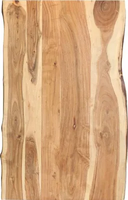 Image de Dessus de table Bois d'acacia massif 100x(50-60)x3,8 cm
