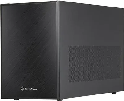 Zdjęcie produktu dla Silverstone SST-SG17B, Sześcian, PC, Czarny, micro ATX, Mini-DTX, Mini-ITX, Aluminium, Plastik, Stal, Gaming