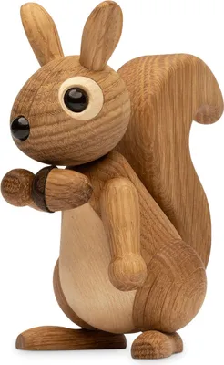 Produktbild von Spring Copenhagen Hazel Eichhörnchen Holzfigur Tier Wohnaccessoire