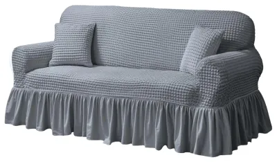 Obrázek produktu pro Potahy na pohovky, potah na 3místnou pohovku, elastický béžový potah na pohovku, protiskluzový potah na pohovku, strečový potah na pohovku, potahy na pohovky včetně 1 povlaku na polštář