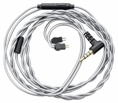 Zdjęcie produktu dla Kabel mikrofonowy 3 5 mm do słuchawek dousznych 0 78MM 2PIN