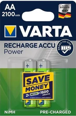 Produktbild von Varta Akku RECHARGE Power AA HR6 2100mAh 2St.