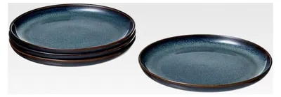 Produktbild von Dessertteller blau 20 cm (4 Stück) aus Steinzeug