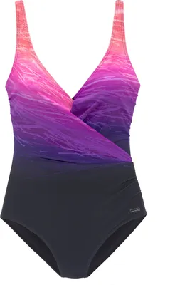 Produktbild von LASCANA Badeanzug marine-pink Größe 38 Cup F
