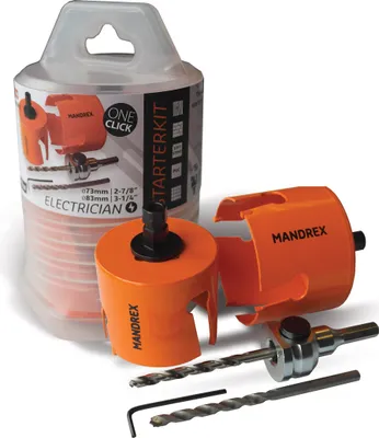 Produktbild von Starter-Kit 2 MXqs-Aufnahme und Lochsäge - Mehrzweck