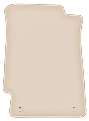 Image de Tapis conducteur moquette PREMIUM beige compatible avec Honda Civic V (1991-1996, hatchback) – avec fixations – sur‑mesure