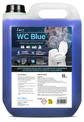 Imagen del producto de Líquido WC Blue para inodoros químicos y depósitos de aguas negras
