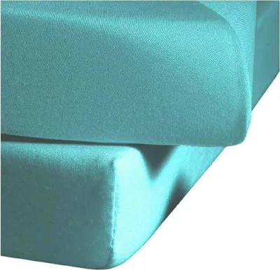Produktbild von Fleuresse Mako-Jersey-Spannlaken Jenny C Farbe petrol 6066