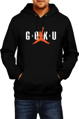 Immagine prodotto di Felpa con cappuccio da uomo Dragon Anime Manga Ball Z Goku Air, Man L , Noir