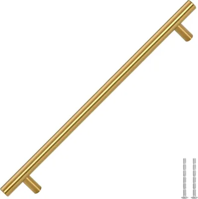 Produktbild von Best Möbel Möbelgriffe 5 er-set Golden 224 mm Edelstahl - Schrankgriffe designMöbel26254
