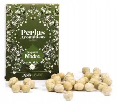 Produktbild von Sagrada Madre Duftperlen Jasmin - Handgefertigt, natürliche Inhaltsstoffe