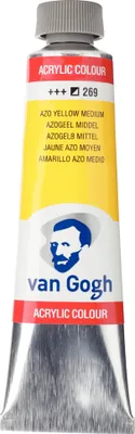 Productafbeelding van Van Gogh Acrylverf, tube van 40 ml, middelgeel (azurgeel), kleur 269