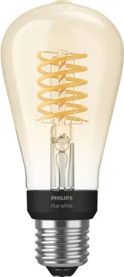 Obrázek produktu pro Philips ST64 Edison – chytrá žárovka s paticí E27, Chytrá žárovka, Bluetooth/Zigbee, Průhledná, LED, E27, ST64