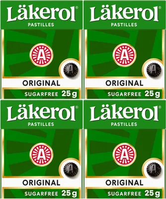 Produktbild von Läkerol Original 100g 4er Pack á 25g
