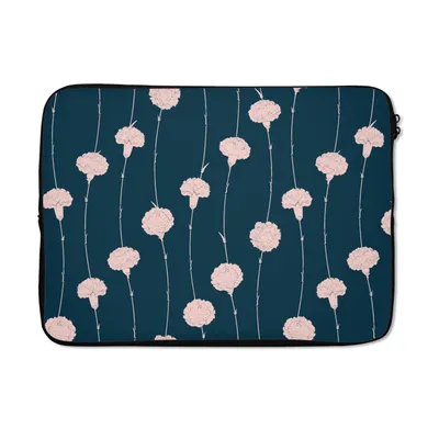 Produktbild von MuchoWow® Laptop Hülle 13 Zoll Blumen - Pfingstrose - Muster - Pastell Laptoptasche - Laptophülle - Sleeve - Rundumschutz