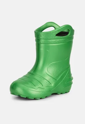 Produktbild von Ladeheid Kinder Mädchen Jungen federleichte Eva Thermo Gummistiefel gefüttert KL051 (Smaragdgrün, 25)