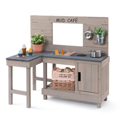 Produktbild von MUDDY BUDDY® Matschküche „Coffee Corner“ warmgrau