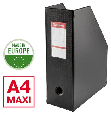 Obrázek produktu pro Esselte 56077 Stojan na časopisy Esselte VIVIDA, A4, lepenka, černý, (š) 100 mm