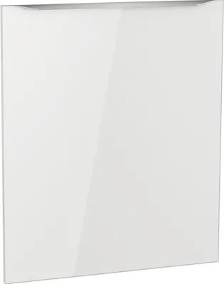 Produktbild von Optifit Geschirrspülerblende für vollintegrierte Geschirrspüler Arvid986 BxTxH 59,6 x 1,6 x 70 cm weiß glänzend zerlegt