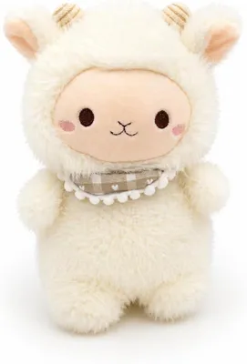 Produktbild von Schaf Kuscheltier 19 cm Kawaii Plüschlamm Weiß Weiches Stofftier Niedliches Lamm Geschenk für Kinder