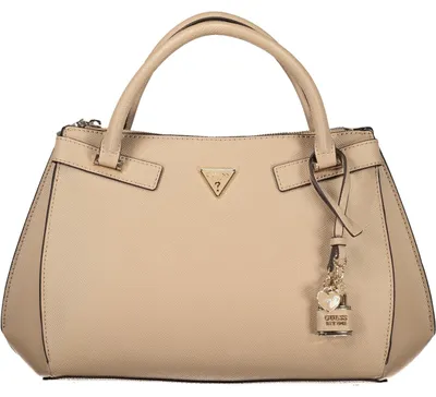 Produktbild von Stylische Rosa Damensatchel mit Kontrastdetails und Schultergurt