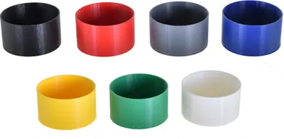 Produktbild von Schutzkappe, Abdeckkappe für Hinterachse 25 - 50mm, Kunststoff, Achse:50mm, Farbe:weiß
