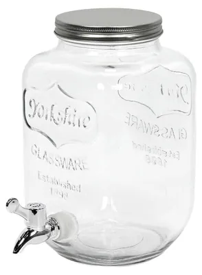 Zdjęcie produktu dla Szklany dystrybutor do soków i napojów, 4 L