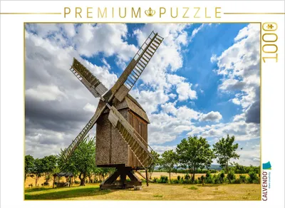 Produktbild von CALVENDO Puzzle Postmühle in Schillingstedt | 1000 Teile Lege-Größe 64x48cm Foto-Puzzle für glückliche Stunden