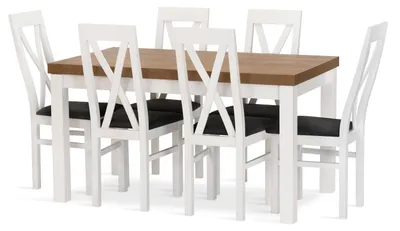 Obrázek produktu pro Jídelní sestava ZYTA stůl + 6 židlí