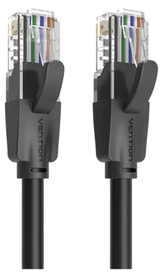 Obrázek produktu pro Vention IBEBK, 8 m, Cat6, U/UTP (UTP), RJ-45, RJ-45, Černá